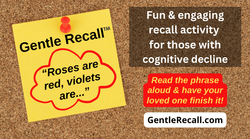 Gentle Recall Formerly Memory Joggers